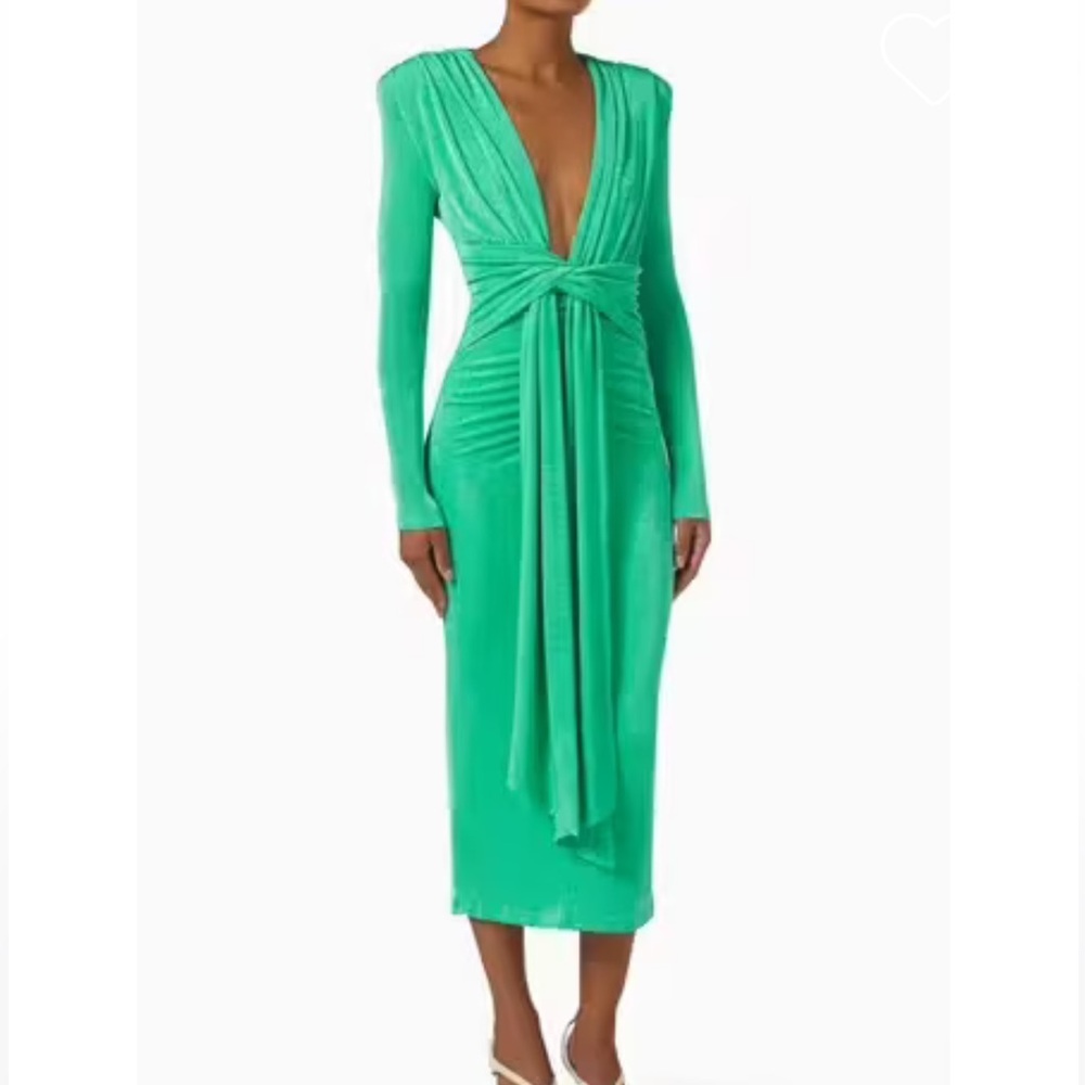 MISHA Francis Dress in Vivid Jade